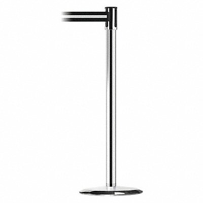 TENSABARRIER 890U1P1P1PSTDNOS3XC Barrier Post w/Belt 38 in H 7-1/2 ft L