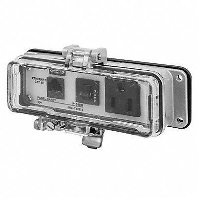 HUBBELL WIRING DEVICE-KELLEMS P155EB Access Port Power And Data NEMA 12/4
