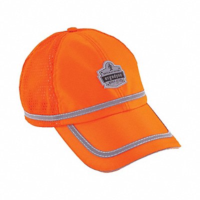 GLOWEAR BY ERGODYNE 23238 J0289 Baseball Hat Hi-Vis Orange Universal
