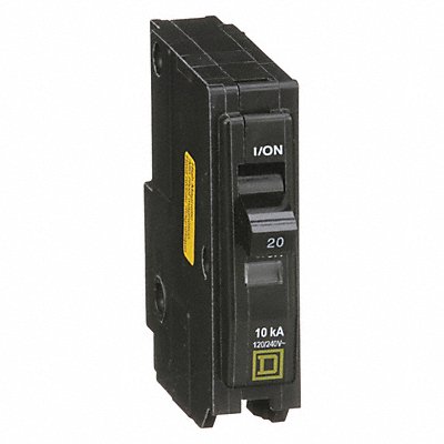 SQUARE D QO120HM Circuit Breaker 20A Plug In 120V 1P