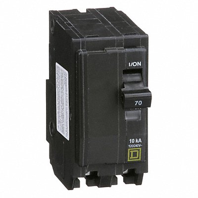 SQUARE D QO270 Circuit Breaker 70A Plug In 120/240V 2P