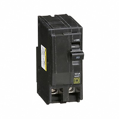 SQUARE D QO280 Circuit Breaker 80A Plug In 120/240V 2P