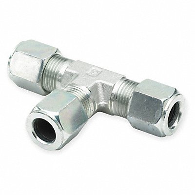 PARKER 8JBUS Union Tee Zinc Plated Steel Comp 1/2In