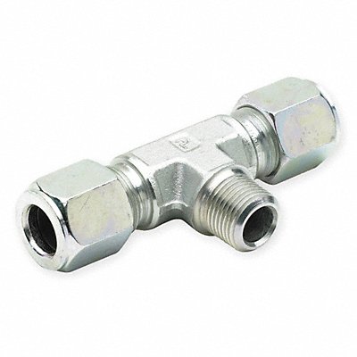 PARKER 888SBUS Branch Tee Zinc Pltd Steel CompxM 1/2In