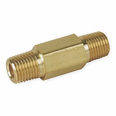 PARKER 22MHLNB20 Hex Long Nipple Brass 1/8 in MNPT