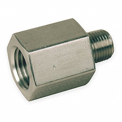 PARKER 44KRASS Reducing Adaptor 316 SS 1/4 NPT x BSPT