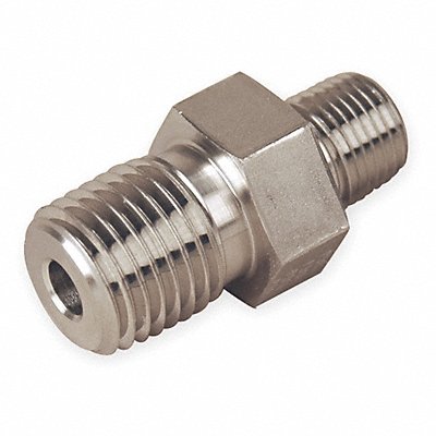 PARKER 86MHNS Hex Nipple Carbon Steel 1/2 x 3/8 in