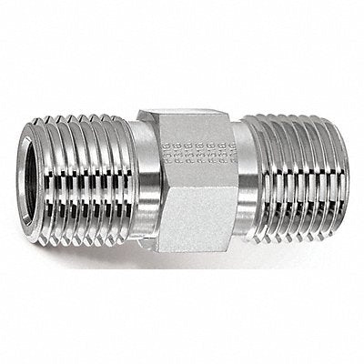 PARKER 44MHNSS Hex Long Nipple 316 SS 1/4 in MNPT
