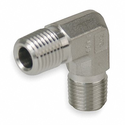 PARKER 22MESS 90 Elbow 316 SS 1/8 in Pipe Size MNPT
