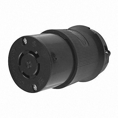 HUBBELL HBL2413BK LckCon Straight 20 A Black Nylon L14-20R