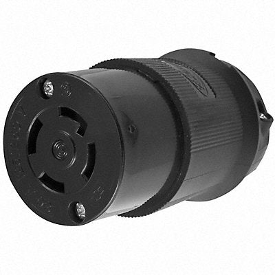 HUBBELL HBL2713BK LckCon Straight 30 A Black Nylon L14-30R