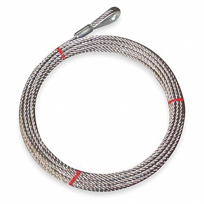 DAYTON 1DLB7 Wire Rope 100 ft L 3/8 in Dia 2 880 lb