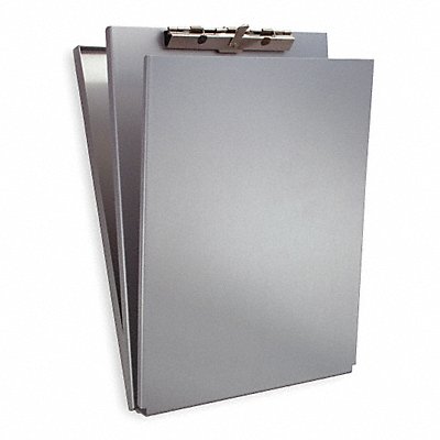 GRAINGER 10017 Storage Clipboard Letter Sz Metal Silver