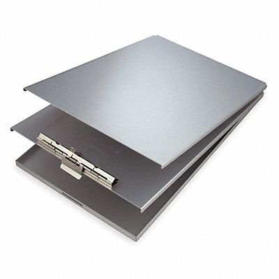 GRAINGER 10019 Storage Clipboard Legal Sz Metal Silver