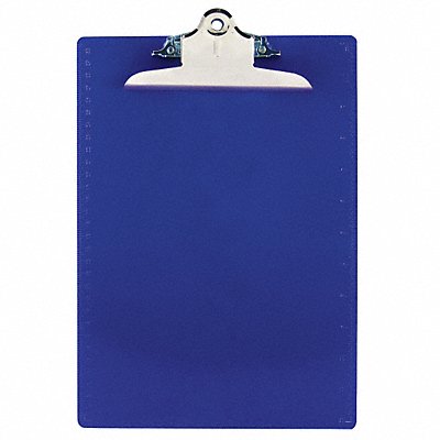 GRAINGER 21602 Clipboard Letter Size Plastic Blue