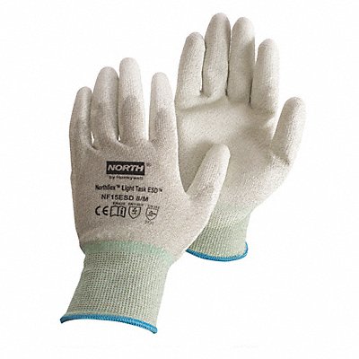 HONEYWELL NORTH NF15ESD11XXL D1641 Antistatic Gloves Grey 2XL PR