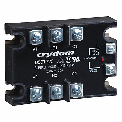 CRYDOM D53TP50D Solid State Relay In4-32VDC Out48-530VAC SCR