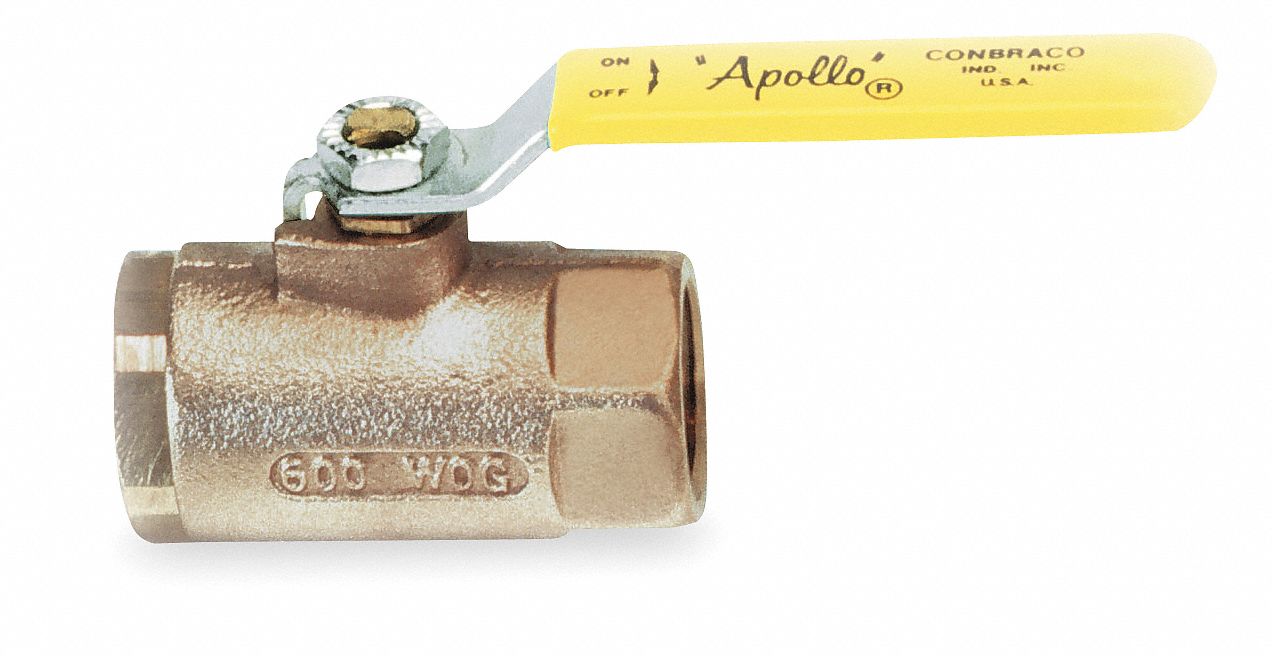 APOLLO 7010110 Manual 2-Way Ball Valve NPT Bronze