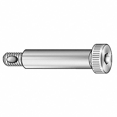 GRAINGER SBS008030L005P1 Shoulder Screw Alloy Steel M8-1.25 16mmHdDia PK5