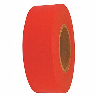 GRAINGER 1EC23 Flagging Tape Red 300 ft L 1 3/16 in