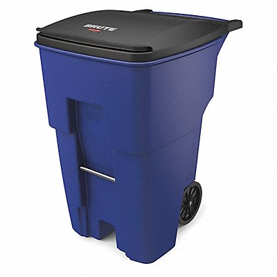 RUBBERMAID COMMERCIAL PRODUCTS FG9W2273BLUE Garbage Can 95 gal Blue Plastic