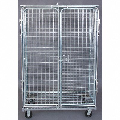 GRAINGER 1ECG6 Wire Security Cart 1800 lb 48-1/2 L