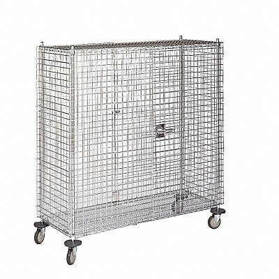 GRAINGER 1ECH1 Wire Security Cart 900 lb 60 in L