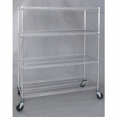 GRAINGER 1ECH9 Wire Shelving 24 x48 x69 Shelf Capacity 150lb