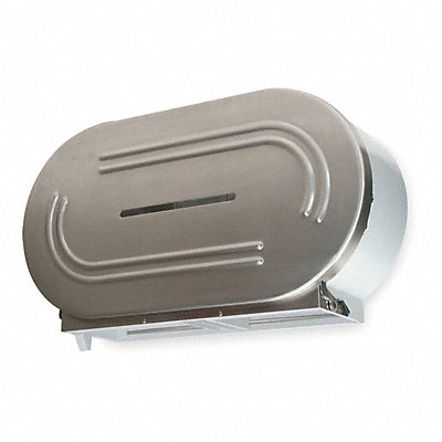 TOUGH GUY 1ECK1 Toilet Paper Dispenser (2) Rolls SS