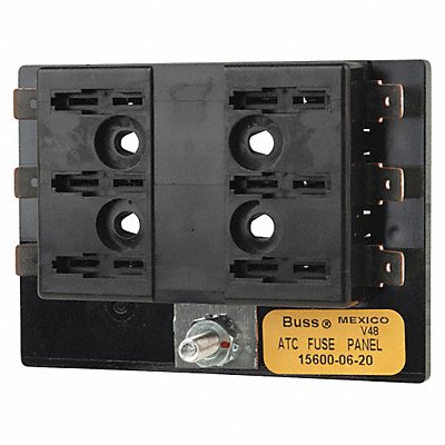 BUSSMANN 156000620 Fuse Block 0 to 30A Automotive 6 Pole