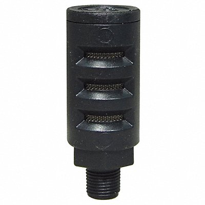 SPEEDAIRE 1EJV9 Silencer Muffler 1/8 In MNPT 11/16 Hex