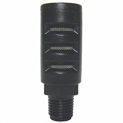 SPEEDAIRE 1EJW1 Silencer Muffler 1/4 In MNPT 11/16 Hex