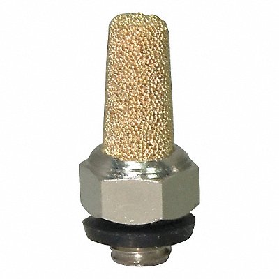SPEEDAIRE 1EJX3 Exhaust Muffler 10/32 NPT 5/16 In Hex