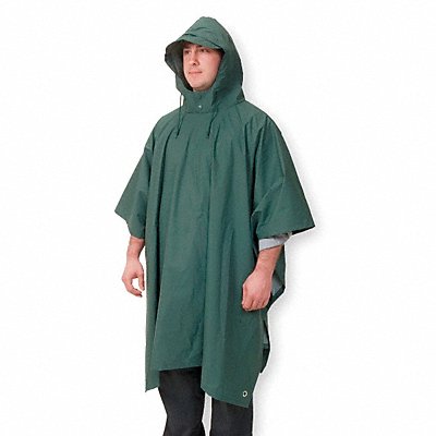 CONDOR 1EJY1 Rain Poncho Reusable Green 50 L
