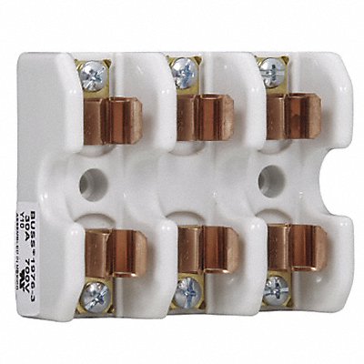 BUSSMANN 19763 Fuse Block 0 to 30A Semiconductor 3 Pole