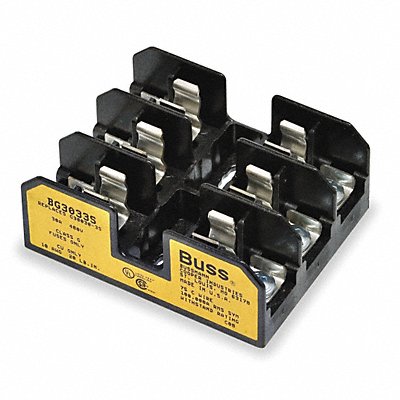 BUSSMANN BG3033S Fuse Block 25 to 30A G 3 Pole