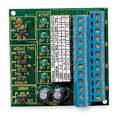EDWARDS SIGNALING FSRRM24 Remote Relay Module H 3 3/8 x W 2 3/4 In