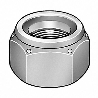 GRAINGER 4FHX5 Lock Nut Pln Brass 5/8 -11 15/16x3/4in 1PK