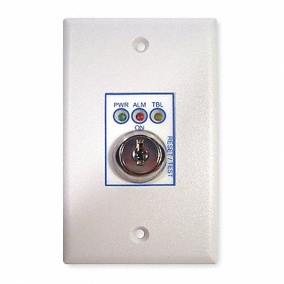 EDWARDS SIGNALING SDTRK4 Remote Test Station Keyed H 3 x L 2 In