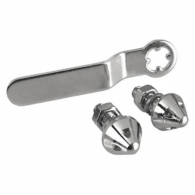 BELL 459158 Anti-Theft Fasteners Chrome PK2