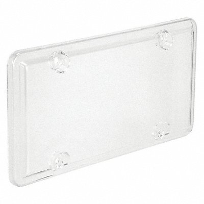 BELL 4568 License Plate Cover Clear Polymer