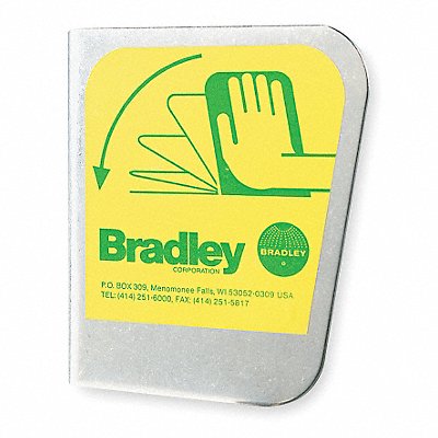 BRADLEY S08336 Stainless Handle Use With 4T012