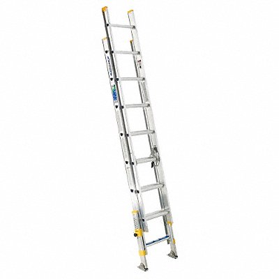 WERNER D18162EQ Extension Ladder Aluminum 16 ft I