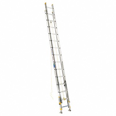 WERNER D18282EQ Extension Ladder Aluminum 28 ft I