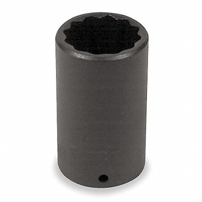 PROTO J7312 Impact Socket Steel Black Oxide 3/8 in