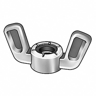GRAINGER 4CAR5 Wing Nut Znc Aly 1 3/100x0.5in #10-24 25PK