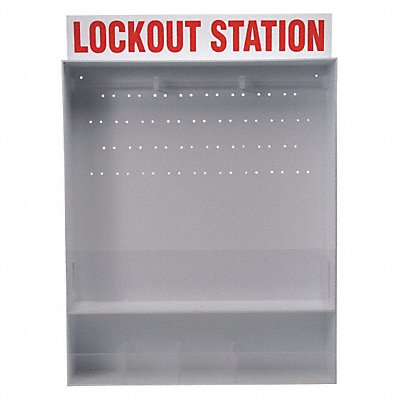 BRADY 50993 Lockout Station Unfilled 30 In H