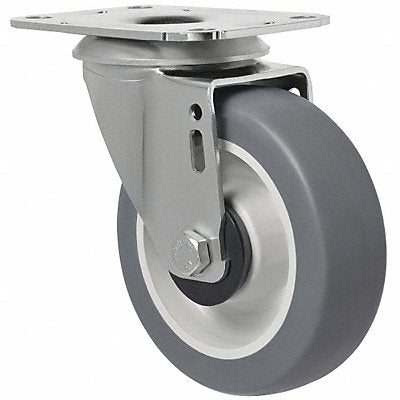 GRAINGER 1G191 Standard Plate Castor Swivel 175 lb.