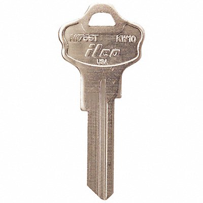 KABA ILCO A1176STKW10 Key Blank Brass Type KW10 6 Pin PK10