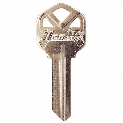 KABA ILCO 1176KW1 Key Blank Brass Type KW1 PK10